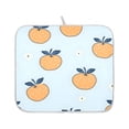 thumbnail image 2 of Fruit Yellow Flower Pattern Drying Dish Mat Quick Drying Absorbent Soft Durable for Kitchen 18" x 24", 2 of 10