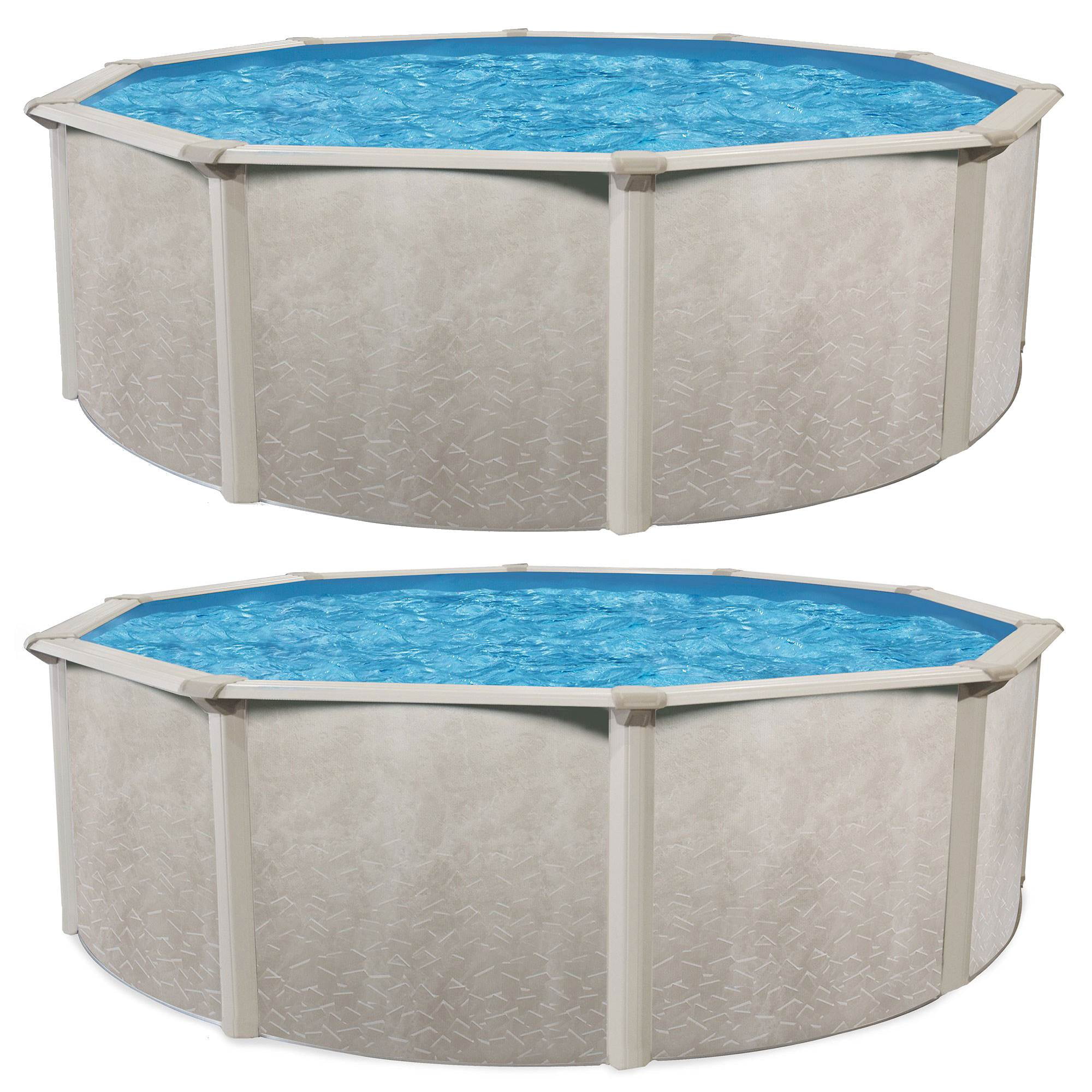 Details about   Lomart Skye Harbor 16 Foot Round Hard Side Steel Frame Swimming Pool Package 