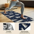 thumbnail image 4 of Siberian Husky Hot Yoga Mat Towel Non Slip for Hot Yoga - Quick-Drying Yoga Mat Cover with 4 Corner Pockets with Travel Bag - Hot Yoga Towel Non Slip Grip Moisture Wicking Sweat 70"x26", 4 of 6