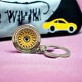 thumbnail image 3 of LAICAIW Gold BBS Wheel Keychain Automotive Automotive Part Car Gift Key Chain Ring, Gold Bbs Wheel, One Size, 3 of 5