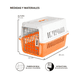 thumbnail image 4 of Jaula Transportadora Mascotas Rectangular Belug Naranja Blanco, 4 of 5