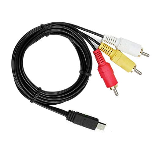 USB Cable Cord for Sony Camcorder Handycam HDR-XR150/v/e AV A/V TV Video Audio Taelectric