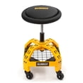 thumbnail image 1 of Taburete DEWALT para tienda/garaje, asiento giratorio, acolchado, de acero, 1 of 1