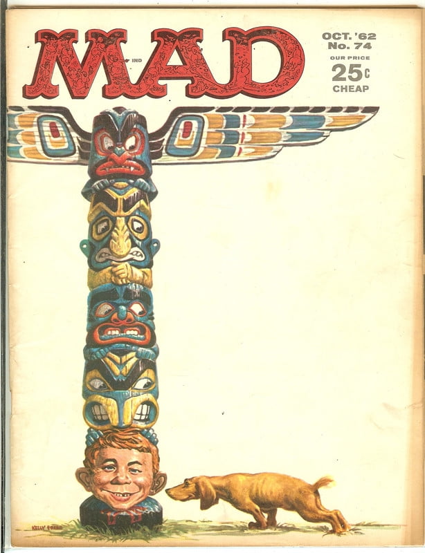 MAD Magazine Vintage Collectible #74 Oct 1962 Fine (FN)