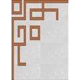 thumbnail image 1 of Ahgly Company Indoor Rectangle Patterned Dark Almond Brown Novelty Area Rugs, 8' x 10', 1 of 6