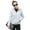 Grey L, variant on Winter Women Jacket Hooded Zip-up Long Sleeves Thick Plush Lined Solid Color Cardigan Keep Warm Commuting School Coat