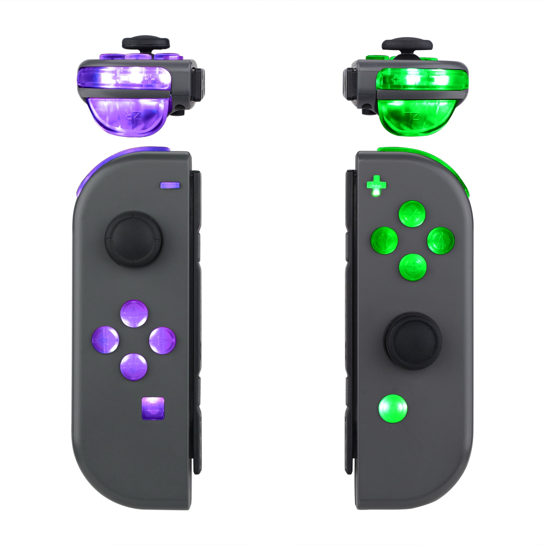 Кнопки nintendo. Nintendo Switch подсветка для Joycon. Нинтендо свитчсвитчлед. Кнопки с подсветкой Нинтендо свитч. Zl ZR кнопки Nintendo Switch.