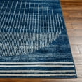 thumbnail image 4 of Hauteloom Urja Living Room, Bedroom Area Rug - Contemporary - Navy, Cream, Denim - 6'7" x 9', 4 of 11