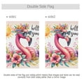 thumbnail image 3 of Cool Flamingo Sunglasses Flowers Garden Flag 12"x18" Double-Sided Yard Flags for Outside Outdoor All Seasonal Decoration, 3 of 6