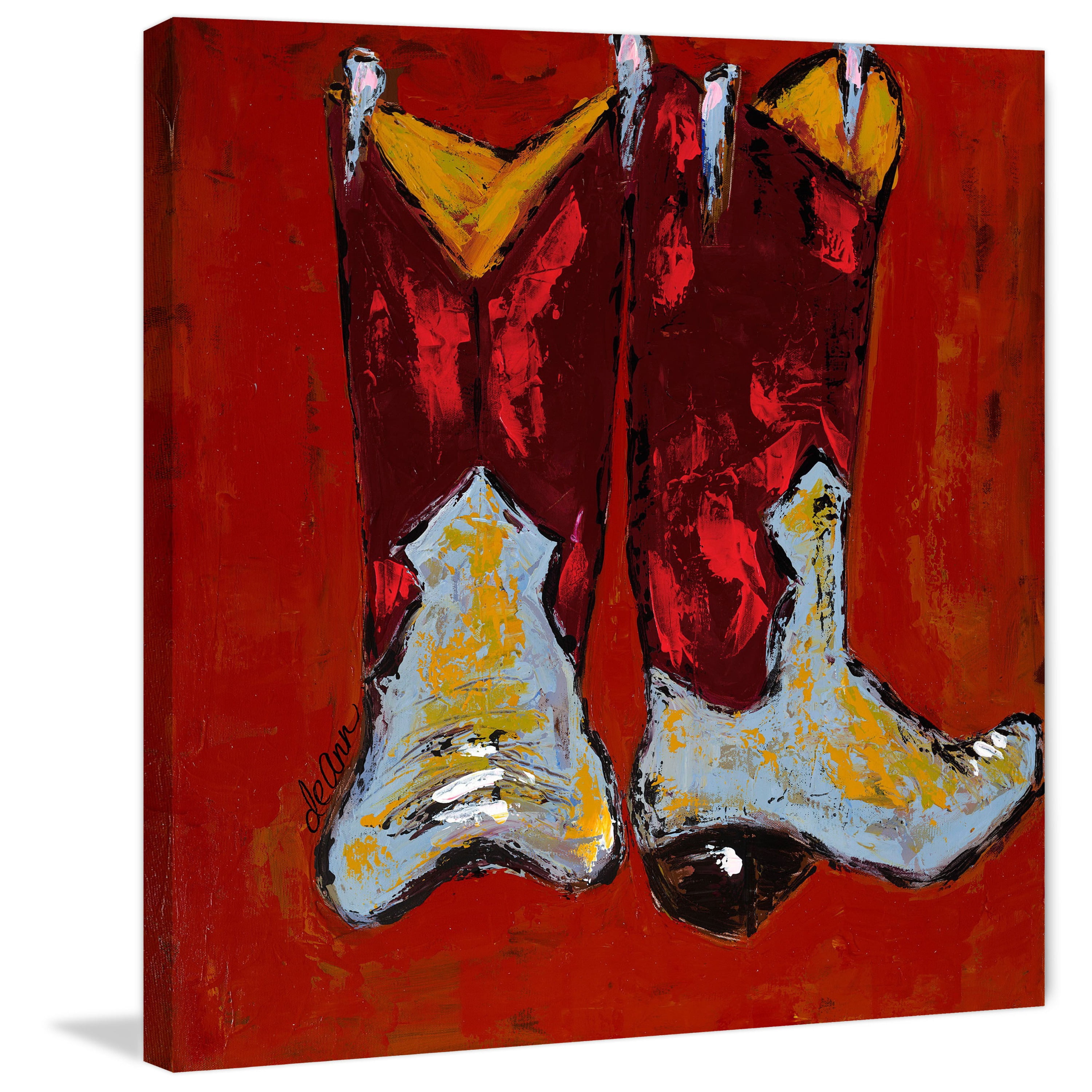 Marmont Hill "Kickin It II" Painting Print on Wrapped Canvas