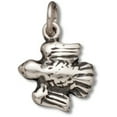 thumbnail image 1 of Sterling Silver 20" .8mm Box Chain Flying Dove Pendant Necklace, 1 of 2