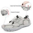 thumbnail image 4 of WOTTE Men's Water Shoes Quick-Dry Barefoot Aqua Socks Slip-on Beach Wide Toe Shoes for Outdoor Sports Snorkeling Surfing Diving, Grey Size 13, 4 of 7