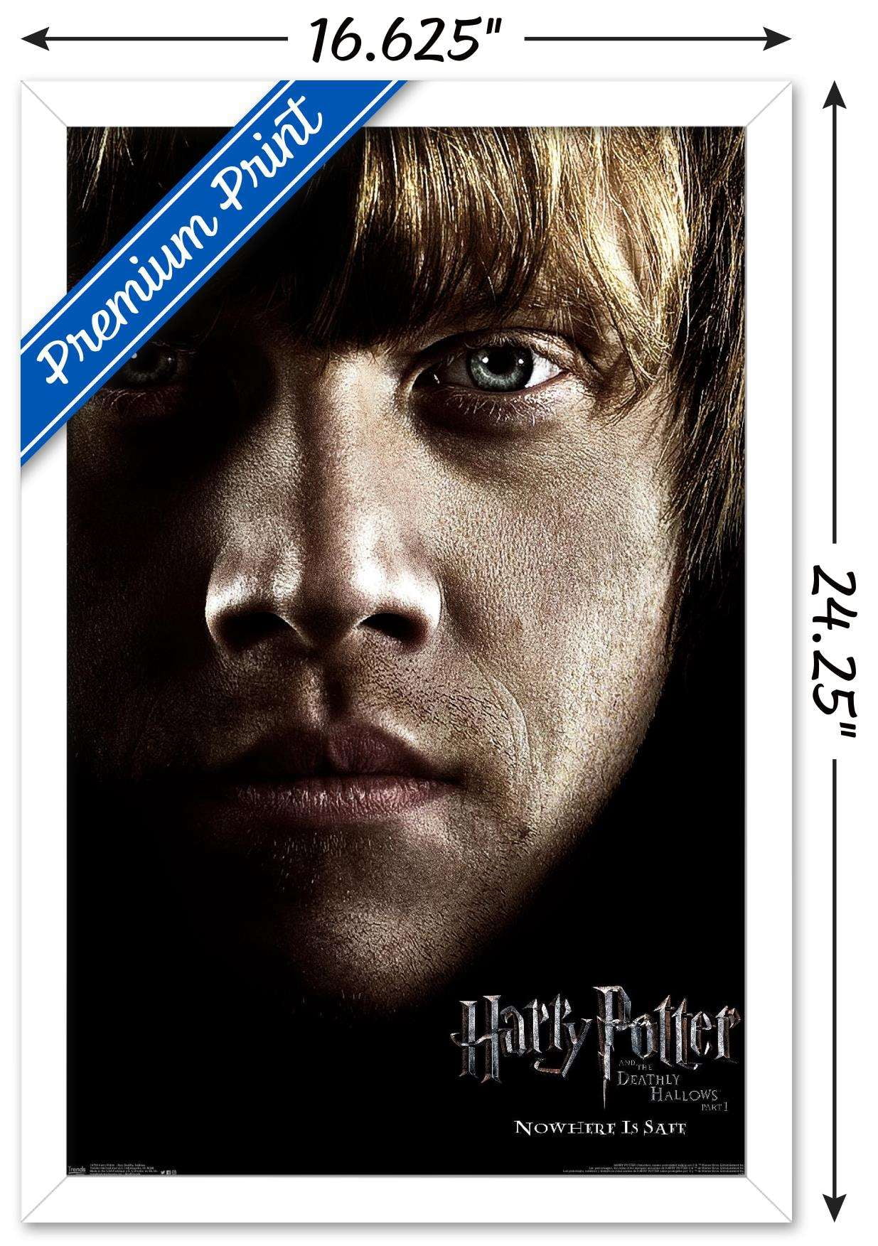 Harry Potter and the Deathly Hallows: Part 1 - Ron One Sheet Wall Poster, 14.725" x 22.375", Framed