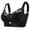 Black, variant on Sngxgn Women's Wireless Bra, Seamless Smooth Comfort Wirefree T-Shirt Bra(A,XL)
