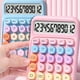 thumbnail image 5 of Fiudx Mini Calculadora de Escritorio, Pantalla Lcd de 12 Dígitos, Elegante Diseño Degradado, Teclas Redondas Cómodas, Uso En Casa, Oficina y Escuela, Eficiencia Energética, Requiere Batería Aaa, Tama, 5 of 7