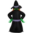 thumbnail image 5 of Scary Witch Airblown Yard Inflatable, Multicolor, 4', Halloween by Way To Celebrate, 5 of 8