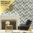 thumbnail image 4 of Chevron Stripe Peel and Stick Wallpaper, 4 of 35
