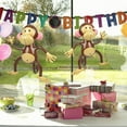 thumbnail image 5 of Large Inflatable Monkeys for Baby Showers and Themed Birthday Parties Jungle Decorations for Kids' Events Party Inflate Toys for Celebrations, 5 of 7