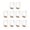 Square, variant on 10x Clear Acrylic Place Cards Practical Seating Cards DIY Blank Plate Name Cards Table Numbers Durable for Birthday Wedding Centerpiece Irregular