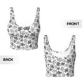 thumbnail image 3 of JUNZAN Snake Print Women's Workout Tank Tops - U Back Fitness Top with Built-In Shelf Bra, Perfect for Yoga and Gym-X-Large, 3 of 8