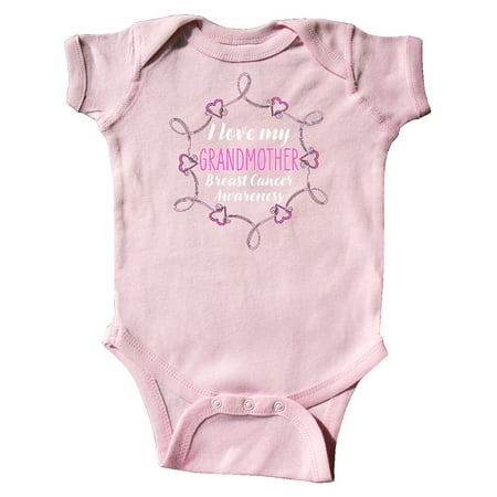 

Inktastic I Love My Grandma- Breast Cancer Awareness Gift Baby Boy or Baby Girl Bodysuit