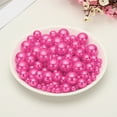thumbnail image 4 of Uxcell 150 Pcs Faux Pearls Beads Vase Filler Centerpiece Pearls for Party Wedding Table Decor Rose Red, 4 of 6
