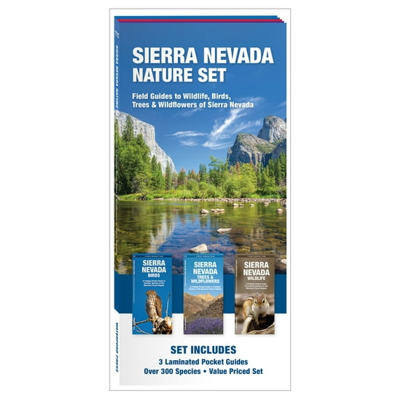 Nature Observation North America Sierra Nevada Nature Set: Field Guides to Wildlife, Birds, Trees & Wildflowers of Sierra Nevada, (Paperback)