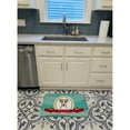 thumbnail image 3 of Jack Russell Terrier Merry Christmas Machine Washable Memory Foam Mat, 3 of 4