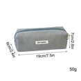 thumbnail image 3 of Boovnll Pencil Pouch, Portable Large Capacity Multifunction Cosmetics Bag, Coin Pouch, Pencil Bag with Zipper for Home, Office Supplies Storage, Pencil Case, 3 of 6