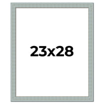 23x28 Frame Blue Teal Distressed Solid Wood Picture Frame | 1.625 Inch Moulding Width | Sonoma Blue