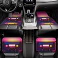 thumbnail image 7 of Wukai Neon Cassette Tape Front Car Floor Mats Four-Piece Set Front & Rear Universal Car Floor Mats for SUVs, Trucks, Sedans, 7 of 7