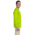 thumbnail image 3 of The Gildan Adult Ultra Cotton 6 oz Long Sleeve T-Shirt - SAFETY GREEN - M, 3 of 4