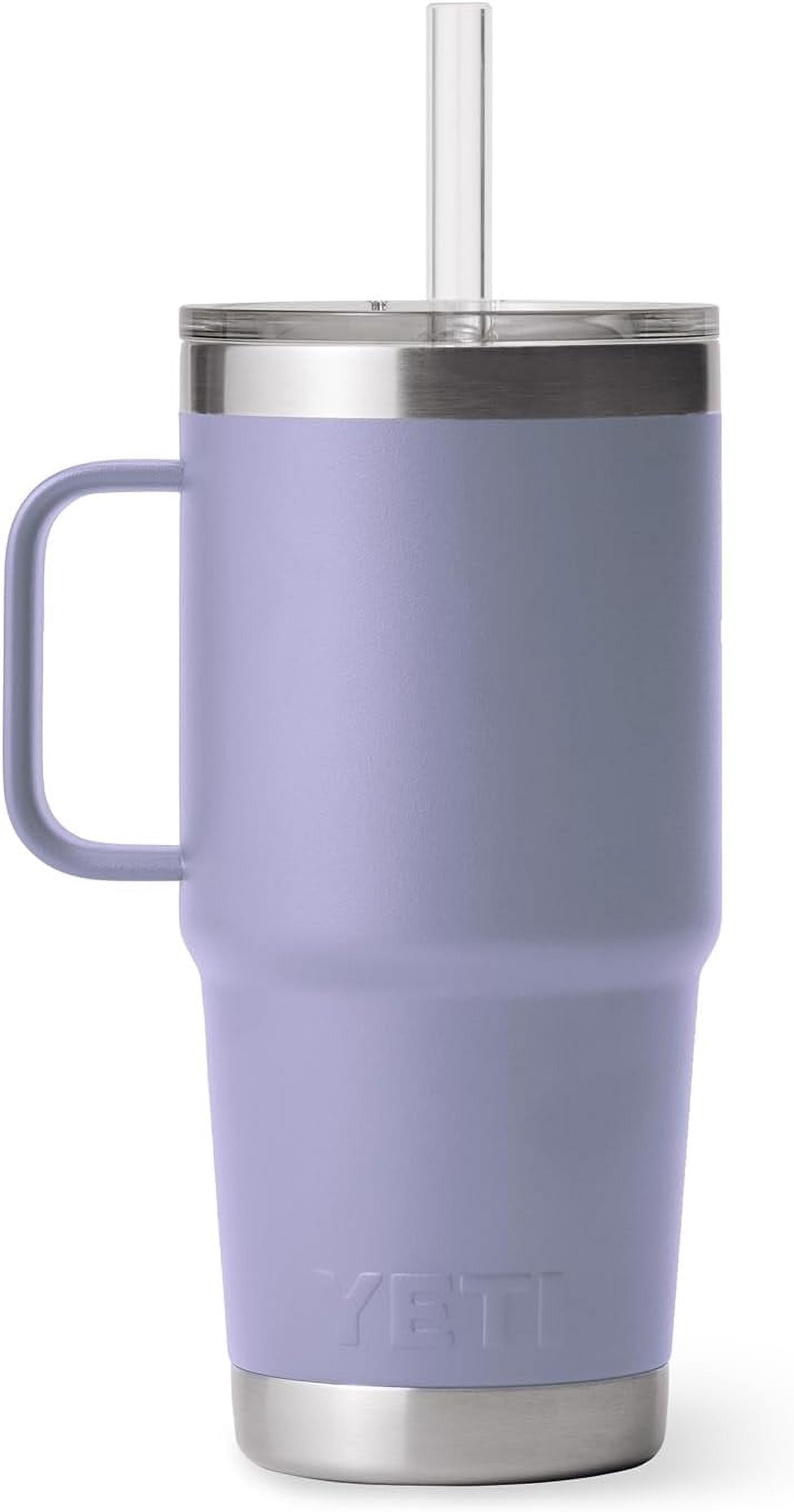 YETI Rambler Tumbler, Handle, Straw Lid, Vacuum Insulated