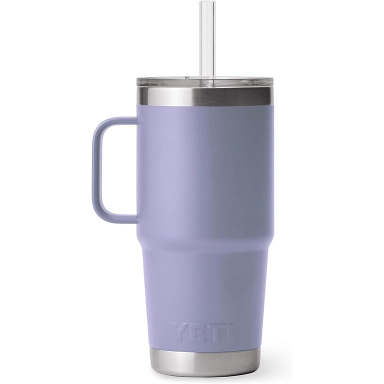 YETI Rambler Tumbler, Handle, Straw Lid, Vacuum Insulated