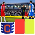 thumbnail image 4 of Tarjeta de brazalete de capitán, juego de fútbol y árbitro, color brillante para árbitro, 4 of 9