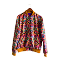 thumbnail image 1 of Chamarra Bomber estampado colorido folclor MX, 1 of 1