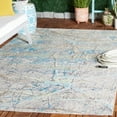 thumbnail image 2 of SAFAVIEH Barbados Micah Abstract Indoor/Outdoor Area Rug, Ivory Blue/Green, 8' x 10'5", 2 of 11
