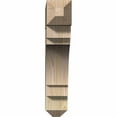 thumbnail image 2 of Ekena Millwork 4"W x 18"D x 22"H Olympic Craftsman Rough Sawn Bracket, Western Red Cedar, 2 of 4