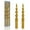 1#Gold, variant on XINAOBAOLUO 9.3 inch Unscented Candles White Long Candles Sticks Dripless Taper Candles Smokeless Pack of 2