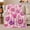 Rose Heart Boxes, variant on Pink Purple Coquette Heart Butterfly Bow Flannel Blanket, Cozy Sofa Throw for Teen Girls and Kawaii Style Fans, Warm Bedroom Reading Nook Home Decor, Valentine's Day Gift