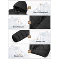 thumbnail image 4 of GEO-THERM Mens Lightweight Puffer Jacket with Hood Warm Quilted Winter Jacket Casual Thermal Insulated Coat for Ski Travel, 4 of 7