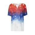 thumbnail image 5 of VerPetridure American Flag Shirts for Women 4th of July Tops USA Print T Shirt Casual Short Sleeve American Proud T-Shirt Tops, 5 of 5
