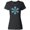 AB-Black, variant on Inktastic Icy Blue Winter Snowflake Women's T-Shirt