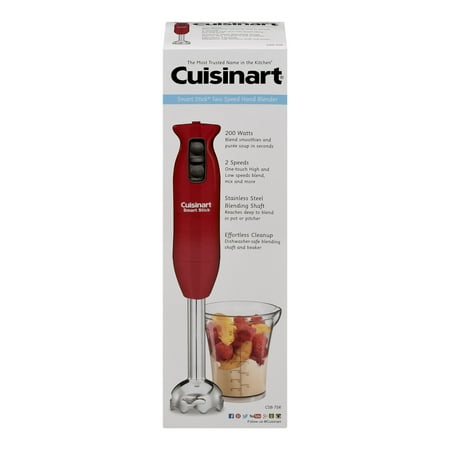 Cuisinart Smart Stick Two Speed Hand Blender Red, 1.0 CT