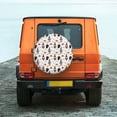 thumbnail image 6 of Logiee Halloween Gnome Print Spare Tire Cover, Universal Wheel Protectors,Waterproof Dust-Proof UV Sun Wheel Tire Cover,Fit for SUV, RV, Travel Trailer, Truck-14 inch, 6 of 6