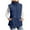 Navy, variant on Fartey Womens Winter Outerwear Vest Dressy Casual Button Down Zip Up Padded Gilet Drawstring Sleeveless Jackets Coats with Pockets