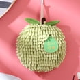 thumbnail image 5 of Toallas de mano con bolas difusas, toalla de chenilla suave y absorbente, toalla de mano de secado rápido, dos toallas de mano colgantes para baño y cocina, lindas toallas decorativas colgantes para, 5 of 5