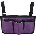 thumbnail image 1 of KAIYANG Bolsa de almacenamiento para silla de ruedas, bolsa para apoyabrazos de silla de ruedas, bolsa de tela no tejida para silla de ruedas (púrpura) Púrpura, 1 of 5