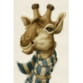 thumbnail image 1 of Giraffe with Scarf, Watercolor (12x18 Wall Art Poster, Room Decor), 1 of 3