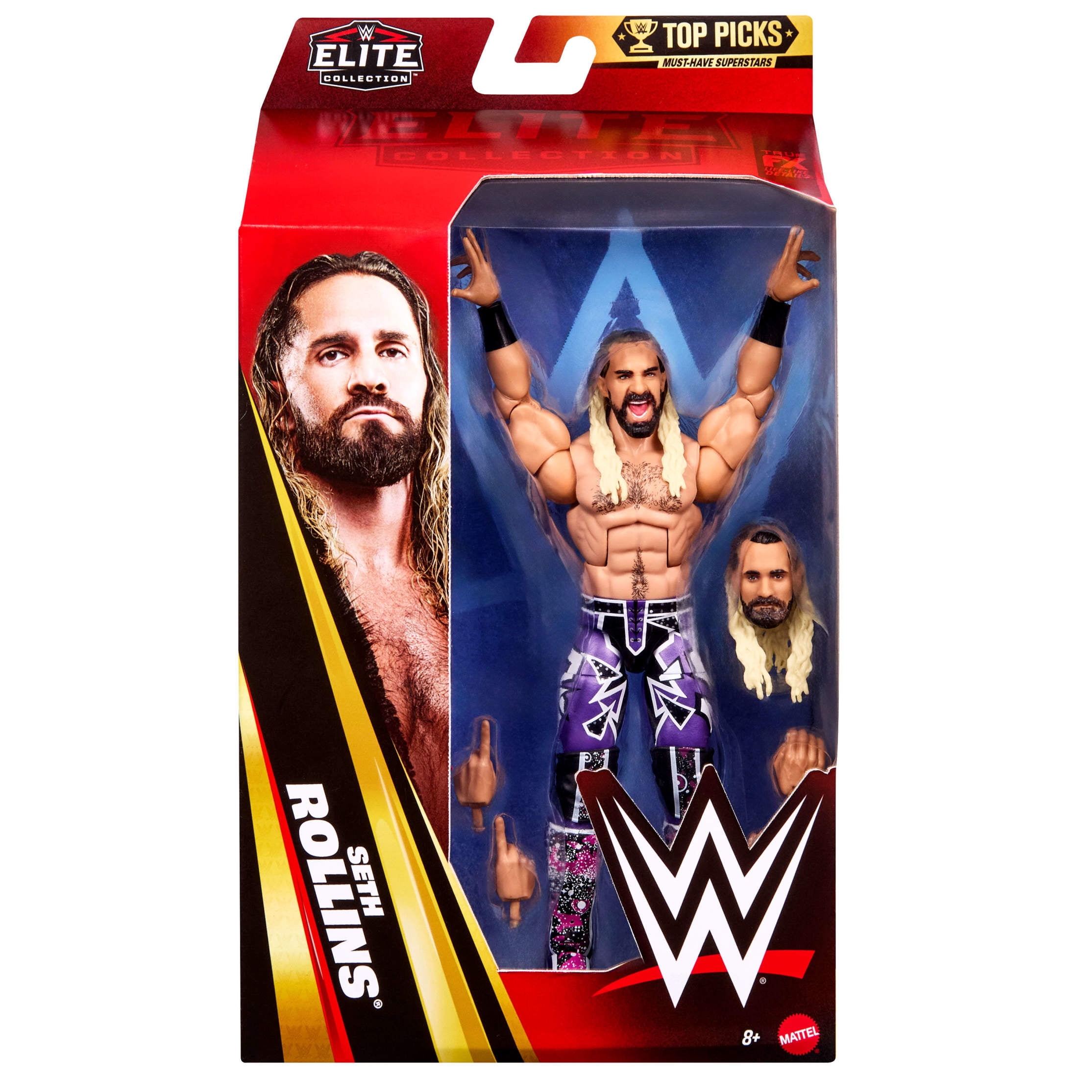 WWE Elite Collection Top Picks Action Figure & Accessories, 6-inch Collectible Set